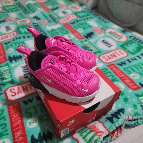 Nike Air Toddler Fuchsia Sneakers Size 6C - Picture 1 of 5
